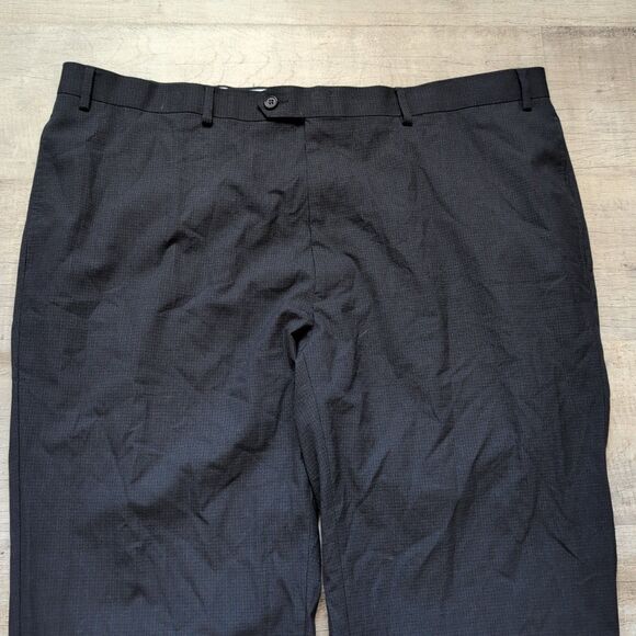 Polo by Ralph Lauren Dress Pants Mens 42Wx32L In Black Pleated - Picture 2 of 6